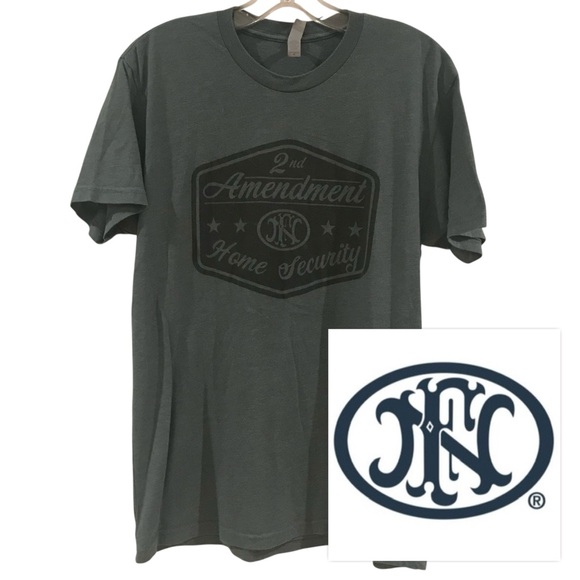 FN Men’s Blue 2A Tee *2nd Amendment* - Picture 1 of 9